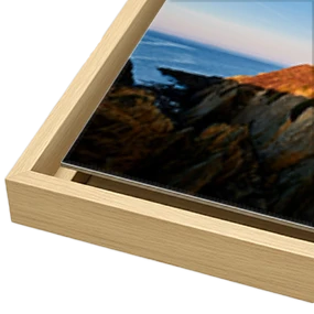 Papier d’art sur aluminium en caisse américaine